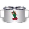 10 oz. White Stainless Steel Coffee Mug Thumbnail