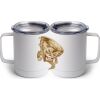 10 oz. White Stainless Steel Coffee Mug Thumbnail