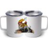 10 oz. White Stainless Steel Coffee Mug Thumbnail