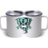 10 oz. White Stainless Steel Coffee Mug Thumbnail