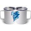 10 oz. White Stainless Steel Coffee Mug Thumbnail