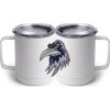 10 oz. White Stainless Steel Coffee Mug Thumbnail