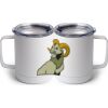 10 oz. White Stainless Steel Coffee Mug Thumbnail