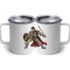 10 oz. White Stainless Steel Coffee Mug Thumbnail