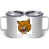 10 oz. White Stainless Steel Coffee Mug Thumbnail