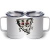 10 oz. White Stainless Steel Coffee Mug Thumbnail