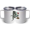 10 oz. White Stainless Steel Coffee Mug Thumbnail