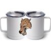10 oz. White Stainless Steel Coffee Mug Thumbnail