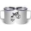 10 oz. White Stainless Steel Coffee Mug Thumbnail