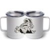 10 oz. White Stainless Steel Coffee Mug Thumbnail