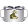 10 oz. White Stainless Steel Coffee Mug Thumbnail
