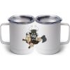 10 oz. White Stainless Steel Coffee Mug Thumbnail