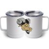 10 oz. White Stainless Steel Coffee Mug Thumbnail