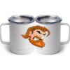 10 oz. White Stainless Steel Coffee Mug Thumbnail