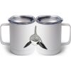 10 oz. White Stainless Steel Coffee Mug Thumbnail