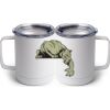 10 oz. White Stainless Steel Coffee Mug Thumbnail