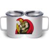 10 oz. White Stainless Steel Coffee Mug Thumbnail