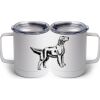10 oz. White Stainless Steel Coffee Mug Thumbnail