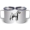 10 oz. White Stainless Steel Coffee Mug Thumbnail