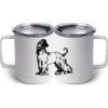 10 oz. White Stainless Steel Coffee Mug Thumbnail