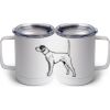 10 oz. White Stainless Steel Coffee Mug Thumbnail