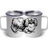 10 oz. White Stainless Steel Coffee Mug Thumbnail