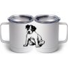 10 oz. White Stainless Steel Coffee Mug Thumbnail