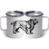 10 oz. White Stainless Steel Coffee Mug Thumbnail