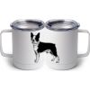 10 oz. White Stainless Steel Coffee Mug Thumbnail