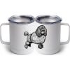 10 oz. White Stainless Steel Coffee Mug Thumbnail