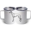 10 oz. White Stainless Steel Coffee Mug Thumbnail