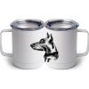 10 oz. White Stainless Steel Coffee Mug Thumbnail