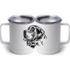 10 oz. White Stainless Steel Coffee Mug Thumbnail