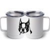 10 oz. White Stainless Steel Coffee Mug Thumbnail
