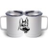 10 oz. White Stainless Steel Coffee Mug Thumbnail