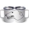 10 oz. White Stainless Steel Coffee Mug Thumbnail