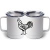10 oz. White Stainless Steel Coffee Mug Thumbnail