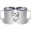 10 oz. White Stainless Steel Coffee Mug Thumbnail