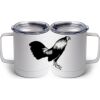 10 oz. White Stainless Steel Coffee Mug Thumbnail