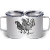 10 oz. White Stainless Steel Coffee Mug Thumbnail