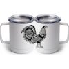 10 oz. White Stainless Steel Coffee Mug Thumbnail