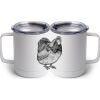10 oz. White Stainless Steel Coffee Mug Thumbnail