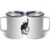 10 oz. White Stainless Steel Coffee Mug Thumbnail