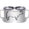 10 oz. White Stainless Steel Coffee Mug Thumbnail