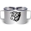 10 oz. White Stainless Steel Coffee Mug Thumbnail