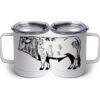 10 oz. White Stainless Steel Coffee Mug Thumbnail