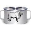 10 oz. White Stainless Steel Coffee Mug Thumbnail