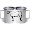 10 oz. White Stainless Steel Coffee Mug Thumbnail