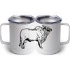 10 oz. White Stainless Steel Coffee Mug Thumbnail
