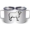 10 oz. White Stainless Steel Coffee Mug Thumbnail